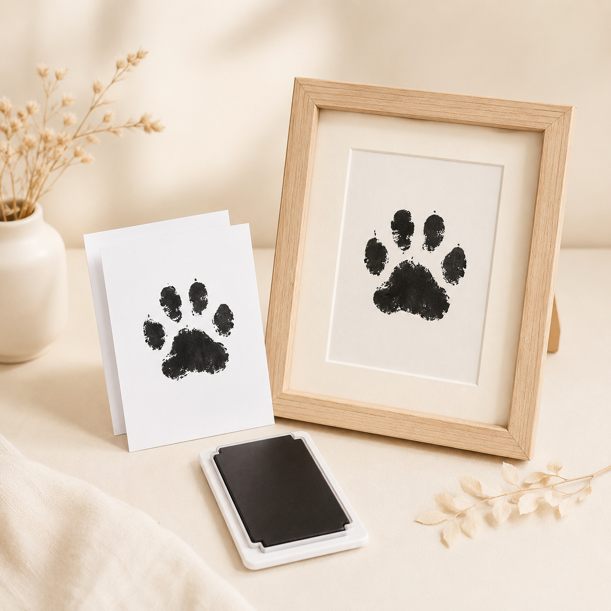 Pfotenabdruck Erinnerungsset für Hunde & Katzen